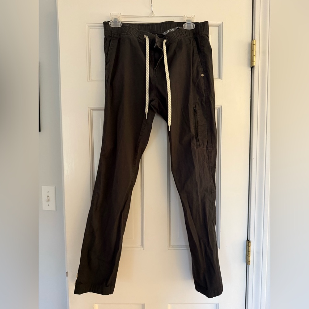 Vuori Coal Gray Drawstring Pants